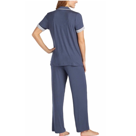 DKNY Womens 2-Piece Notch Collar and Pant Pajama - Picture 2 of 4